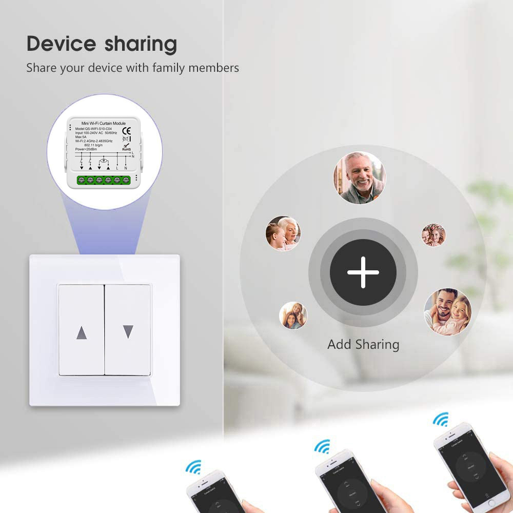Tuya WiFi Zigbee Modul Sakelar - Smart Home Blinds ulasan dan harga