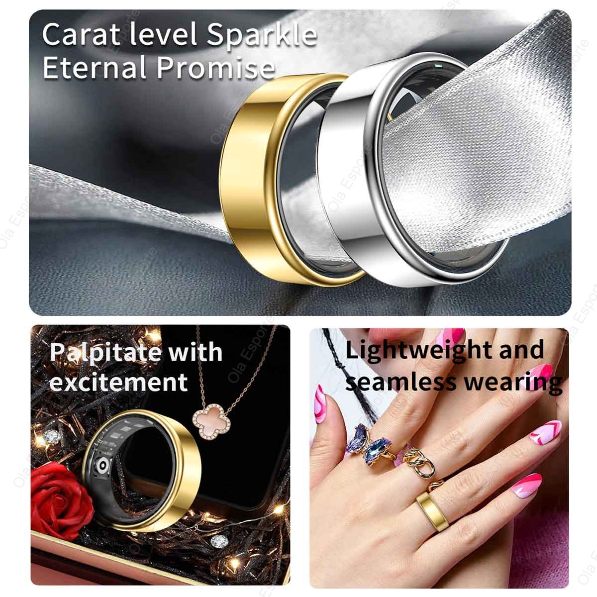 Cincin Pintar Paduan Titanium, - Smart Home Trainer ulasan dan harga