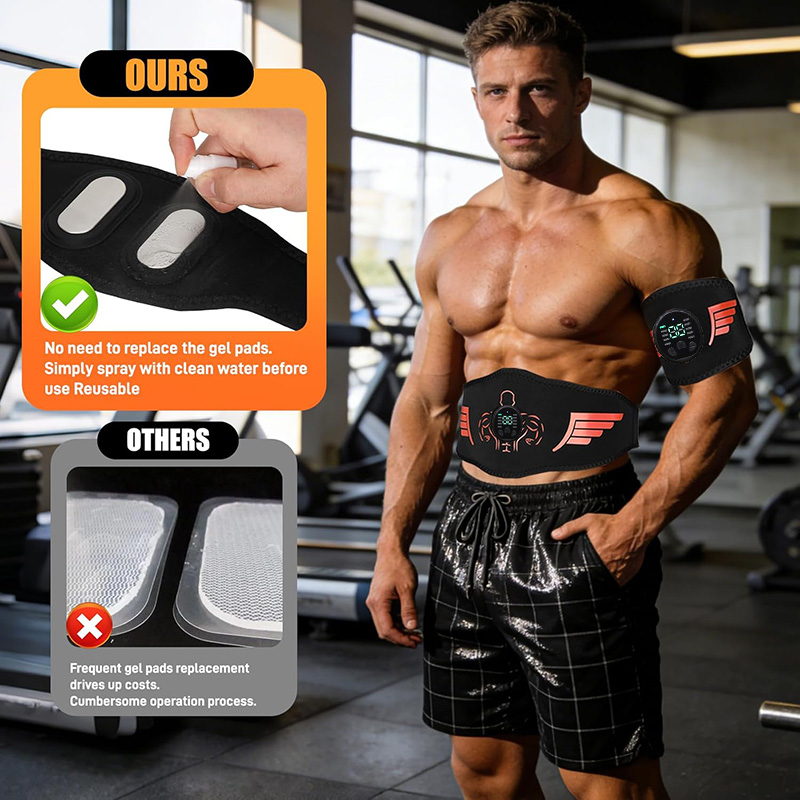 Sabuk Pelatih Otot EMS Isi Ula - Smart Home Trainer ulasan dan harga