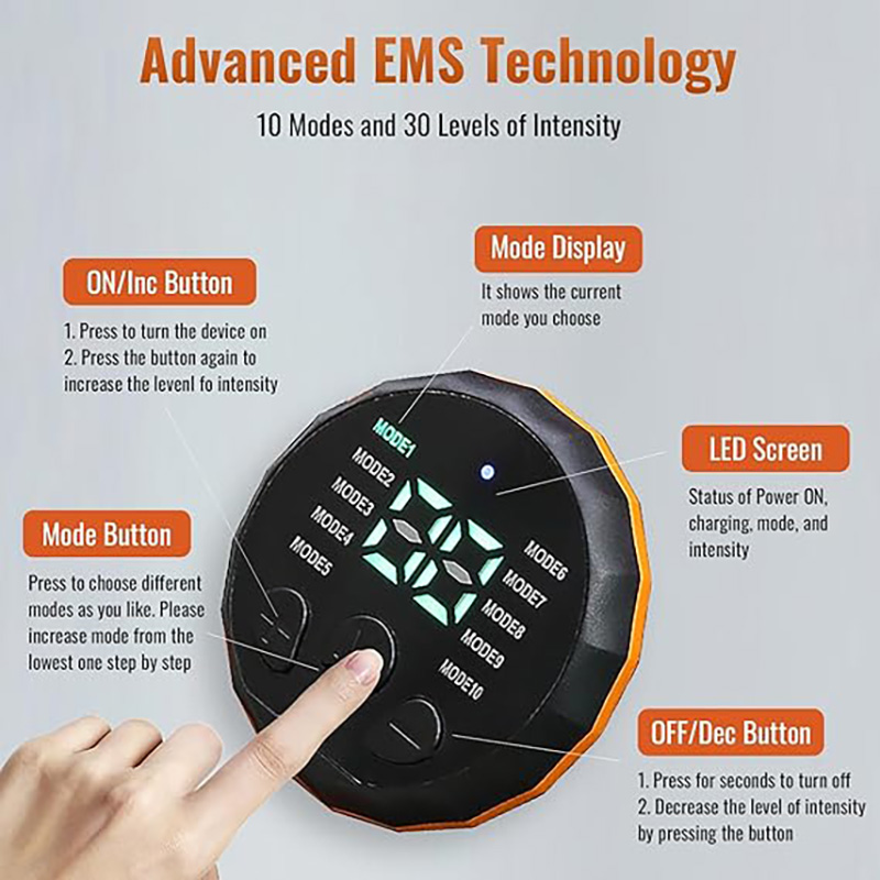 Sabuk Pelatih Otot EMS Isi Ula - Smart Home Trainer ulasan dan harga
