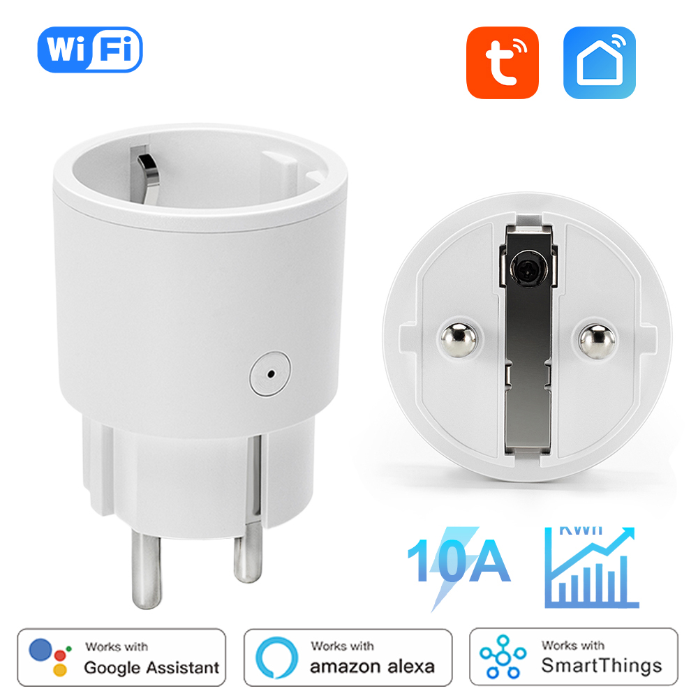 Tuya 10A Smart Plug WiFi EU Po - Smart Home Energy Monitor ulasan dan harga