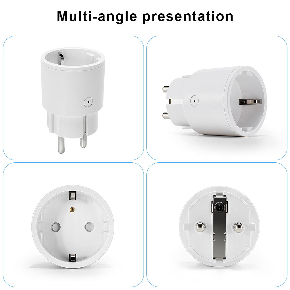 Tuya 10A Smart Plug WiFi EU Po - Smart Home Energy Monitor ulasan dan harga