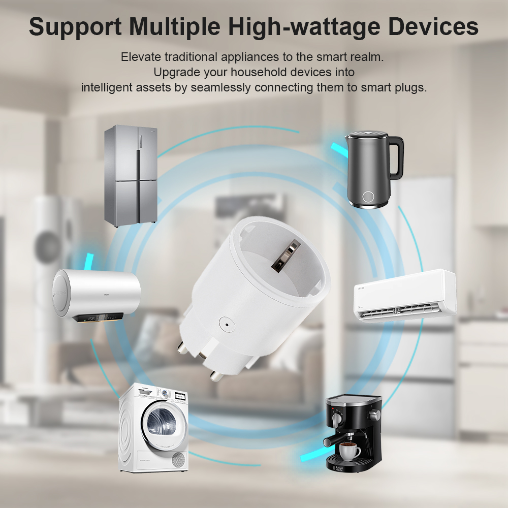 Tuya 10A Smart Plug WiFi EU Po - Smart Home Energy Monitor ulasan dan harga